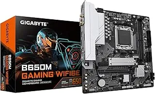 GIGABYTE B650M Gaming WIFI6E AMD AM5 LGA 1718 Micro ATX Motherboard, PCIe 4.0, DDR5, USB 3.2 Gen2X2, Wi-Fi 6E, 2.5 GbE LAN