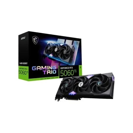 MSI Nvidia GeForce RTX 5060 Ti Gaming Trio OC 16GB GDDR7 Triple Fan Graphics Card