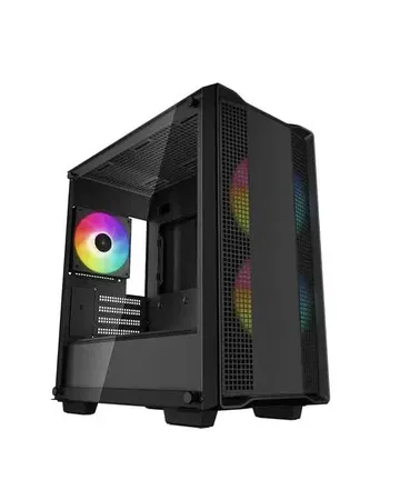 DEEPCOOL CC360 ARGB MICRO-ATX ARGB MID TOWER CABINET (BLACK)