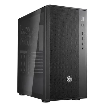 SILVERSTONE FARA R1 Tempered Glass ATX Mid Tower Cabinet (Black)