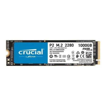 Crucial P2 1TB M.2 NVMe Internal SSD CT1000P2SSD8
