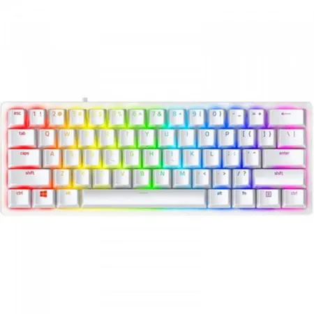 RAZER Huntsman V3 Pro Mini RGB Analog Optical Gaming Keyboard (White) ( Analog Switch )
