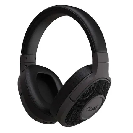 boAt Rockerz 550 Bluetooth Wireless Over Ear Headphones with Mic Upto 20 Hours Playback, 50MM Drivers, Soft Padded Ear Cushions and Physical Noise Isolation (Black Symphony)