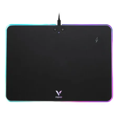 RAPOO V10 Wireless Charging Large Black Mousepad