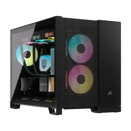 Corsair 2500D Airflow Mid-Tower Dual Chamber PC Case Black (CC-9011263-WW)