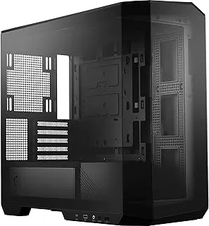 MSI MAG PANO M100R PZ Gaming Case: Premium RGB Mid-Tower Chassis with Tempered Glass, Mystic Light Sync, and Superior Airflow for Ultimate PC Performance and Aesthetics