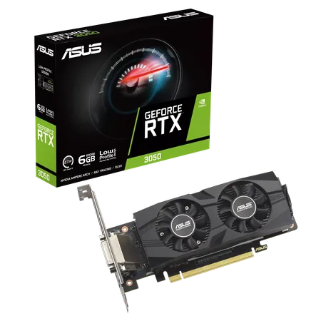 ASUS GeForce RTX 3050 LP BRK OC Edition 6GB GDDR6 (RTX3050-O6G-LP-BRK)