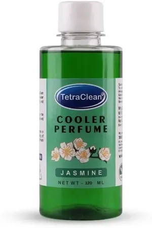 TetraClean Jasmine Room & Cooler Freshener – 120ml | Organic, Vegan & Multipurpose Use Refill Jasmine Cooler Perfume 120ml