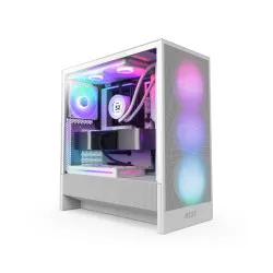 NZXT H5 FLOW RGB MID-TOWER ATX CABINET WHITE