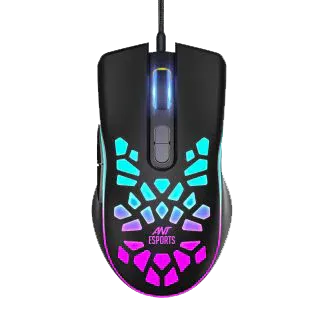 ANT ESPORTS GM80 WIRED OPTICAL GAMING MOUSE - BLACK