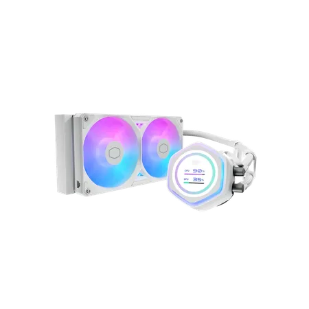 COOLER MASTER MASTERLIQUID ML360 ATMOS II LCD ARGB WHITE FAN