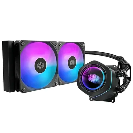 Cooler Master MasterLiquid Core Nex 240 ARGB AIO Liquid CPU Cooler - Black