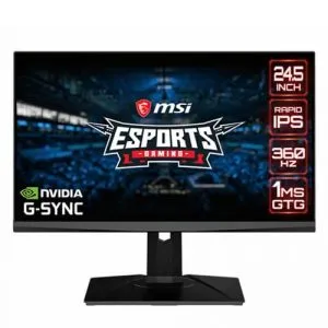 MSI Oculux NXG253R 24 Inch FHD 360Hz IPS Panel 109% SRGB 1ms Nvida GSync IPS Gaming Monitor