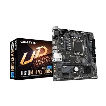 Gigabyte H610M H V2 DDR4 (rev. 1.0) Motherboard Supports Intel 12th, 13th & 14th Gen Processors