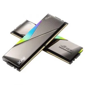 Adata XPG Lancer RGB ROG Certified 32GB (16GBx2) DDR5 6600MHz Desktop Memory AX5U6600C3216G-DCLARROG