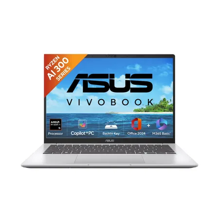 ASUS VIVOBOOK 14 M1407KA-LY132WS [AI R5-330/16GB/512GB SSD/WIN11 HOME+MS24/14.0"/INTEGRATED GRAPHICS/1 YEAR(S)/BLUE]