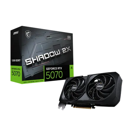 MSI RTX 5070 Shadow 2X OC 12GB GDDR7 Graphics Card (G5070-12S2C)
