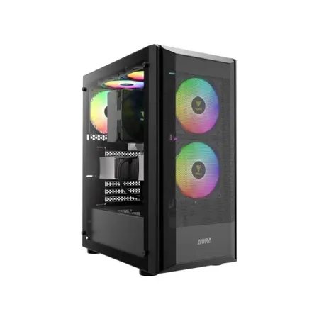 Gamdias Aura GC6 Argb Mid Tower Gaming Cabinet (AURA-GC6-ARGB-BLACK)