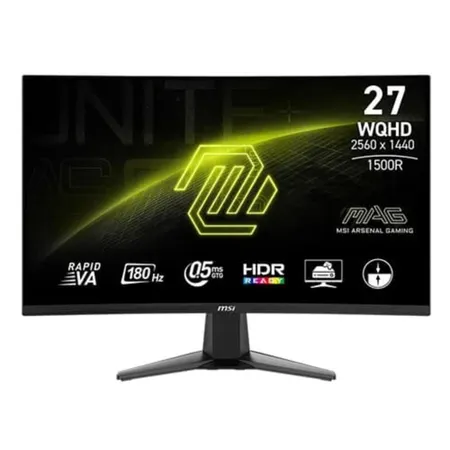 MSI MAG 27CQ6F 27 Inch 2560x1440(QHD) VA 180Hz Cur...