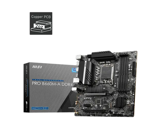 MSI B660M-A PRO DDR4 INTEL LGA1700 MOTHERBOARD