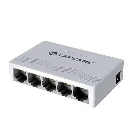 Lapcare Laplink 5 Port Desktop Ethernet Switch - White