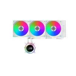 Lian Li Hydroshift II LCD-C 360CL 360mm CPU Liquid Cooler White (G89-GHS2LCD36RW-IN)
