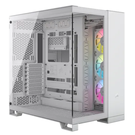 CORSAIR 6500X ATX Mid Tower Dual Chamber Cabinet (White)