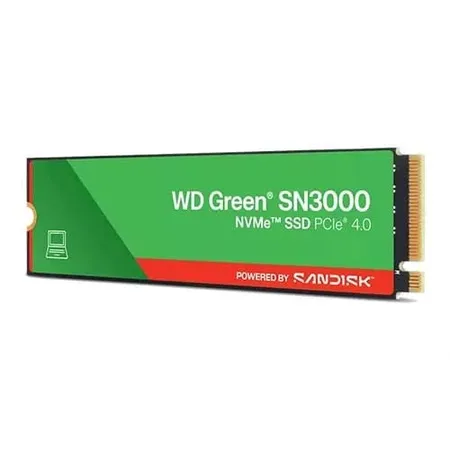 WD Green 1TB SN3000 Gen4 Internal NVMe SSD with Speed upto 5000MB/s and 3 Years Limited Warranty