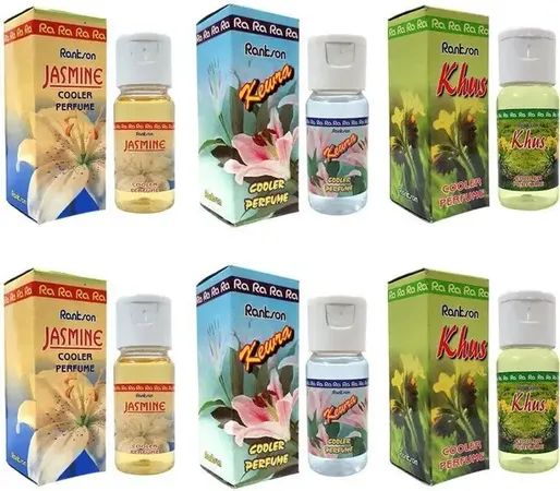 Rankson Jasmine, Fresh, Vetiver Diffuser Exotic Attarfull & Jasmine Cooler Fragrance | Premium Cooling Summer Aroma