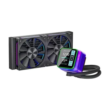 Ant Esports Glacius-240D 240mm ARGB Black AIO Liquid Cooler with display