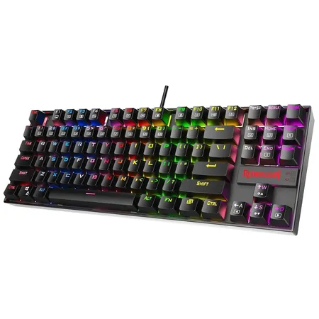 Redragon Kumara K552-RGB LED Backlit USB Mechanical Gaming Keyboard Without Numlock Keys (Black)