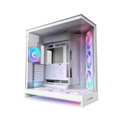 NZXT H9 Flow RGB+ ATX Mid Tower Cabinet White (CM-H92FW-P1)