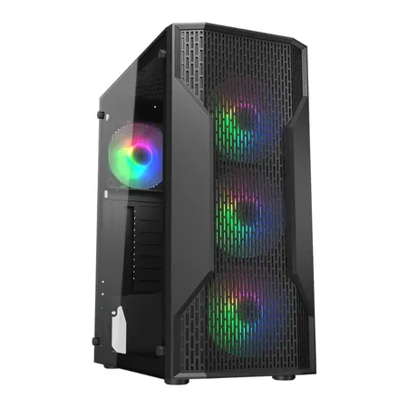 Cougar MX110 RGB Mid Tower ATX Case with 4 Pre‑Installed RGB Fans
