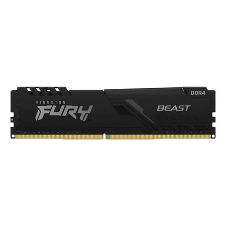 Kingston Fury Beast 16GB (16GB x 1) 3200MHz DDR4 Desktop Memory (RAM) Black