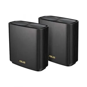ASUS ZENWIFI AX (XT8) AX6600 TRI-BAND Wireless Black Router (Dual Pack)