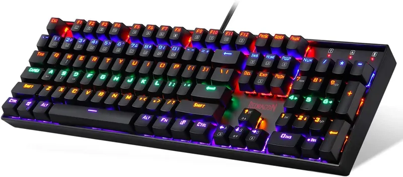 REDRAGON Vara K551 Full Size Mechanical Wired Gaming Keyboard ( Black ) ( Blue Switch )