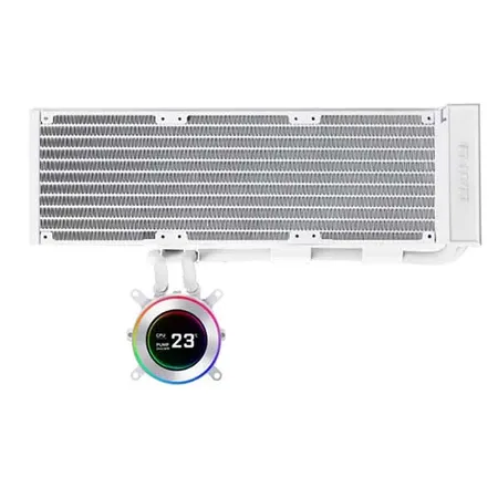 Lian Li Hydroshift II LCD-C 360N Fanless CPU Liquid Cooler (White)