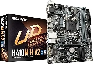 GIGABYTE H410M H V2 Ultra Durable LGA 1200Socket Micro-ATX Intel H410 Chipset DDR4 Motherboard for Desktop