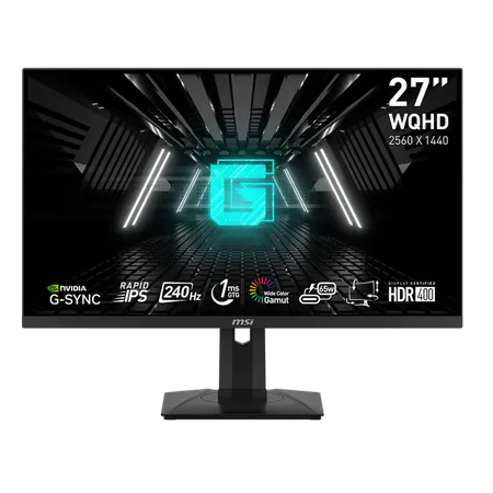 MSI G274QPX 27 Inch 2K QHD 240Hz IPS Panel 136%SRGB 1MS Nvidia GSync Gaming Monitor