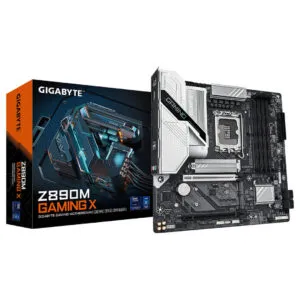 Gigabyte Z890M GAMING X LGA 1851 Micro-ATX Motherboard (Matte Black)