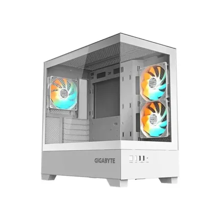 Gigabyte C201 Panoramic Ice Micro ATX Mid Tower Cabinet (GB-C201PI)