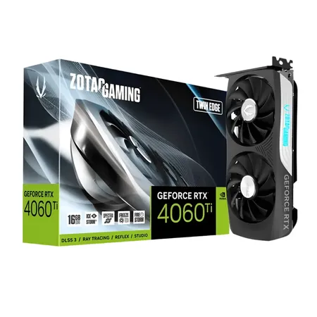 ZOTAC Gaming GeForce RTX 4060 Ti Twin Edge 16GB Nvidia Graphic Card