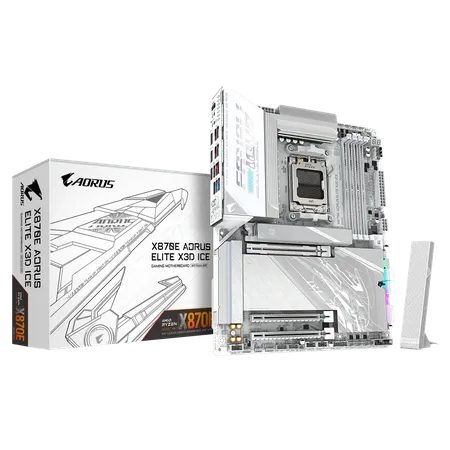 GIGABYTE X870E Aorus Elite X3D Ice Wifi7 DDR5 AMD Motherboard