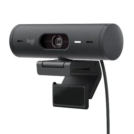 Logitech Brio 500 Full HD 1080p Webcam with Noise Reducing Mics - Rose