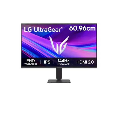 LG UltraGear™ 24G411A-B 24" 144Hz 1ms FHD IPS Gaming Monitor G-SYNC Compatible AMD FreeSync Premium Pro