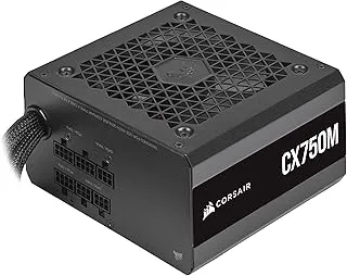 Corsair CX-M Series, CX750M, Modular Power Supply, 80 Plus Bronze, Black