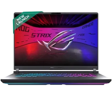ASUS ROG Strix G16 G615JHR-S5005WS Intel Core i7 14th Gen Gaming Laptop (16GB, 1TB SSD, Windows 11 Home, 8GB Graphics, 16 inch 240 Hz 2.5K WQXGA Display, NVIDIA GeForce RTX 5050, MS Office Home 2024, Eclipse Gray, 2.65 KG)