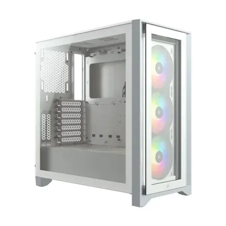CORSAIR 4000X RGB ATX Mid Tower Cabinet (White)