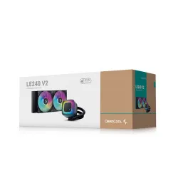 Deepcool LE240 V2 240mm CPU Liquid Cooler Black (R-LE240-BKAMMC-G-2)