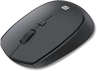 Portronics Toad 23 Wireless Optical Mouse with 2.4GHz, USB Nano Dongle, Optical Orientation, Click Wheel, Adjustable DPI(Black)